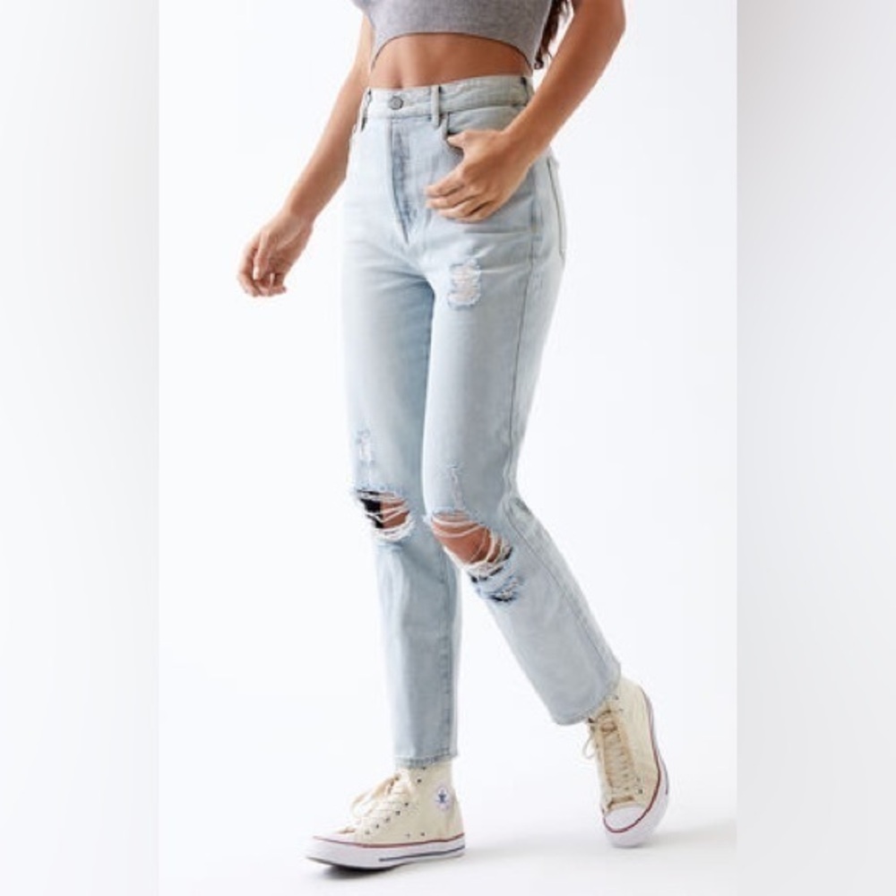 PacSun Stacked Skinny Jeans Light Wash